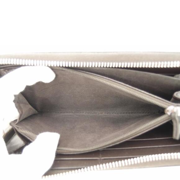 Gucci GG Supreme Bee Round Zip Long Wallet Beige - Picture 6 of 7
